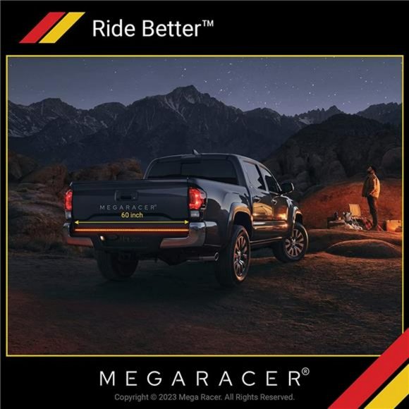 Triple Row 60 " LED Tailgate Light Bar - 270 Pcs LED Diodes, Waterproof, 1 Pc - Picture 2 of 6